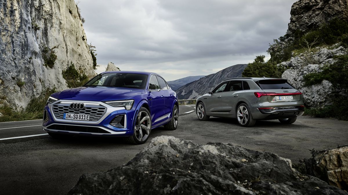 Elektrické SUV od Audi si po faceliftu říká Q8 e-tron a dojede dále